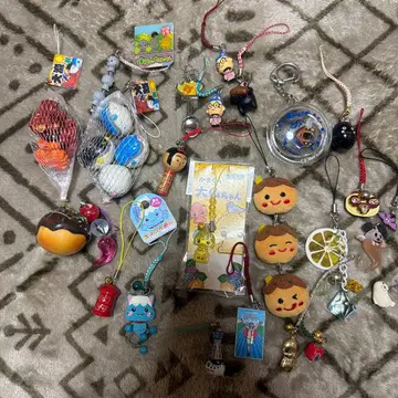 캐릭터 키링 스트랩 세트