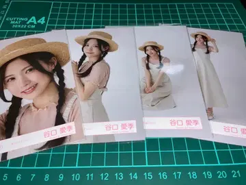 사쿠라자카46 타니구치 아이리 브로마이드 컴프 밀짚모자 코디