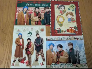 Mrs. GREEN APPLE 오리지널 비주얼 시트 4종 미세스 컴프