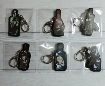 명탐정 코난 순흑의 악몽 아크릴 키링 6개 세트