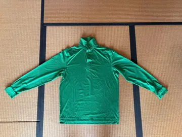 타이틀리스트 풋조이 그린 컬러 체크 무늬 긴팔 피케 셔츠 XL 사이즈