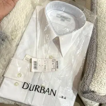 더반 미사용 새상품 와이셔츠 긴팔 화이트 화이트 39-82