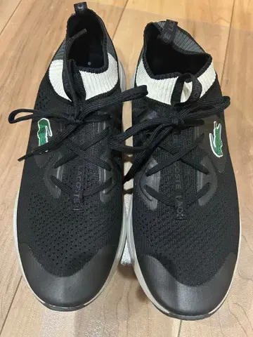 라코스테 블랙 스니커즈 라코스테