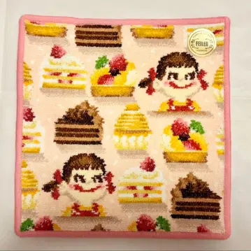 페이러 페코 스마일 케이크 손수건 후지야 미사용 새상품