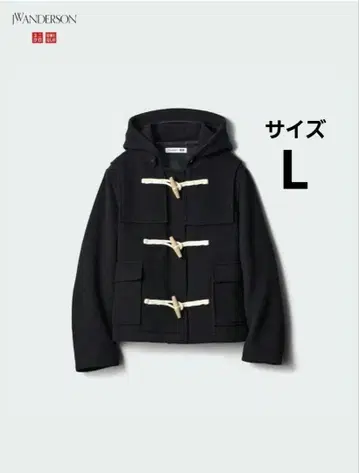 울 블렌드 더플 숏코트