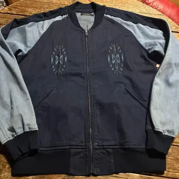 VINTAGE EL 빈티지 G 데님 자켓 네이비/블루 L 사이즈