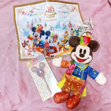 디즈니랜드 40주년 기념 숄더백 런천매트 볼펜