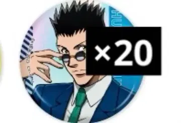 HUNTER x HUNTER 헌터헌터 마루이 캔뱃지 레오리오