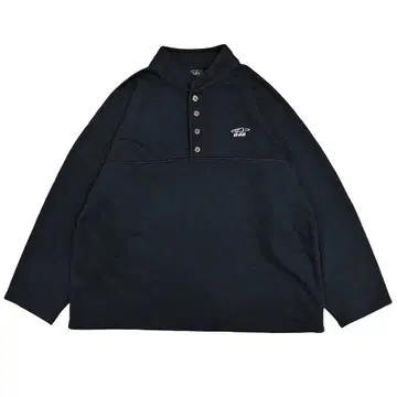 90s 와플 풀오버 맨투맨 캐나다 전화 기업 로고 와이드 와이드 소매