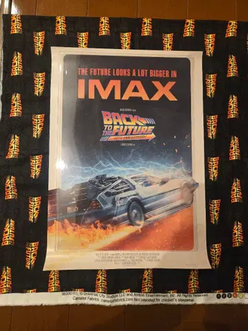 BACK TO THE FUTURE IMAX 포스터 40주년 기념