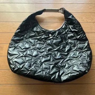 COCO 별 모양 스터드 토트백 블랙