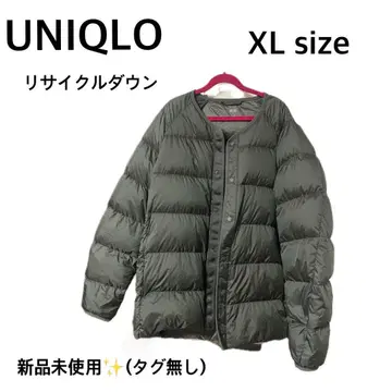 [ 미사용 새상품 ] UNIQLO 리사이클 다운 XL 노카라
