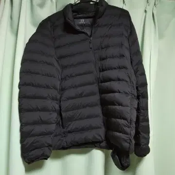 울트라 라이트 다운 자켓 / 남성용 블랙 XL