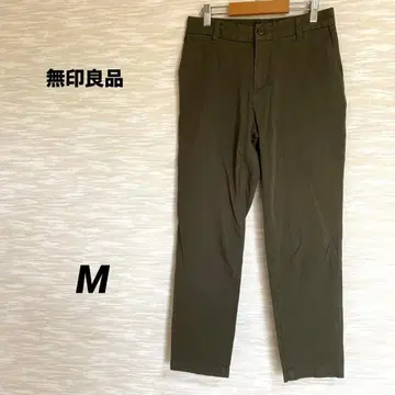 무인양품 이지 보이핏 팬츠 [ M ] 앵클 기장 스트레치 0511