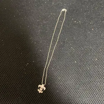 custom culture 플뢰르 드 리스 목걸이 크리스탈 포함