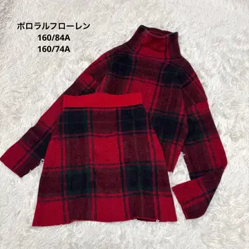 연예인 착용 모델 컨디션 최상 랄프 로렌 플래드 알파카 블렌드 셋업