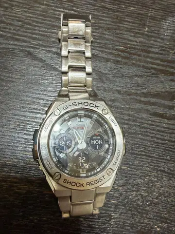 G-SHOCK 디지털 아날로그 시계 실버