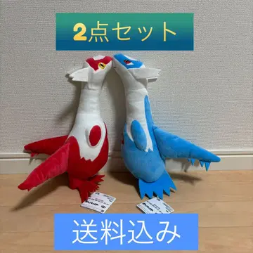 포켓몬 포켓몬스터 모후굿토 봉제 인형 라티아스 라티오스 2점 묶음 판매
