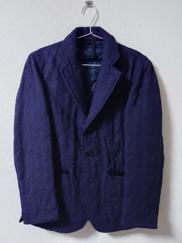 정장 셀렉트 코트 네이비 퀼팅 자켓