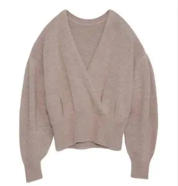 snidel 라메 라쿤 카슈쿨 니트 풀오버