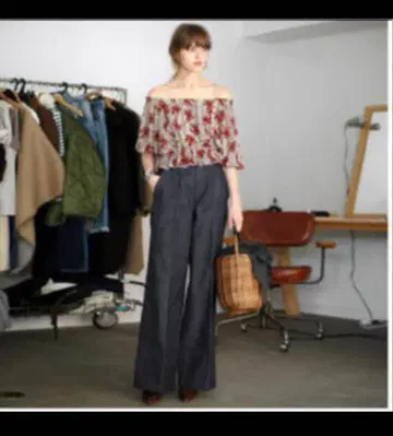 TODAYFUL 하이웨스트 와이드 데님 23