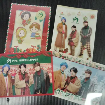 Mrs. GREEN APPLE 크리스마스 엽서 4장 세트
