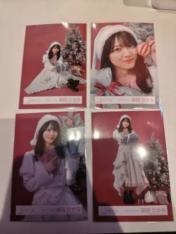 모리타 히카루 사쿠라자카46 브로마이드 2025년 산타 의상 컴프