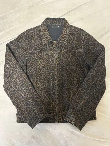 마인 데님 레오파드 무늬 G 데님 자켓 2