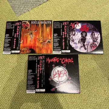 일본 국내 오비 포함 종이 재킷 CD SLAYER 스레이어 3장 세트