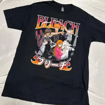 새상품 레어 20TH M 블리치 스타멘 티셔츠 이치고