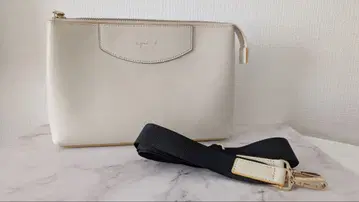 아이보리 숄더백