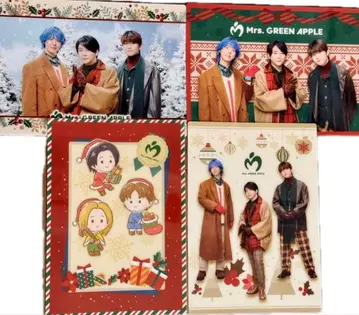 Mrs. GREEN APPLE 오리지널 비주얼 시트 미세스 4종 세트
