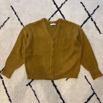 샤기 니트 가디건 모헤어 freak's store 그런지