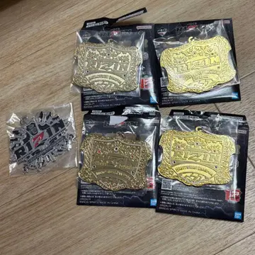 제일복권 RIZIN D상 챔피언 벨트 메탈 참 4개 세트