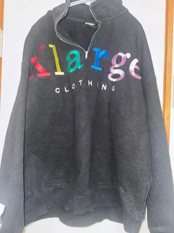 Xlarge 하프 지퍼 맨투맨