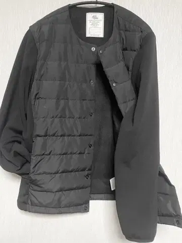 JEMORGAN 노카라 다운 자켓 블랙 사이즈 XL