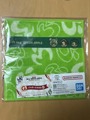 미세스 Mrs.GREENAPPLE 제일복권 G상 자카드 타월