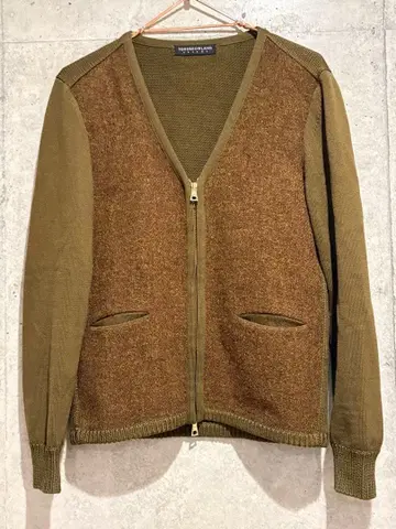 TOMORROWLAND tricot 해리스 트위드 울 가디건