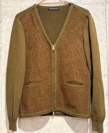 TOMORROWLAND tricot 해리스 트위드 울 가디건