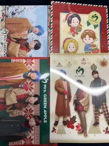 미세스 GREEN APPLE 오리지널 비주얼 시트 미세스 4종 세트