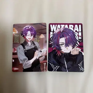 니지산지 VOLTACTION 카레 카드 와타라이 히바리 노멀 2종 세트