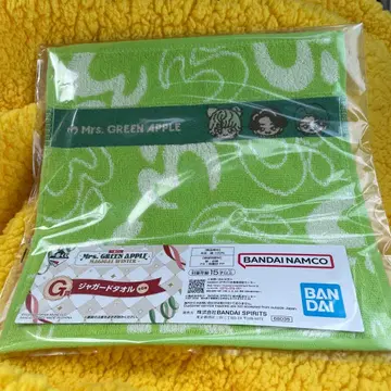 Mrs. GREEN APPLE 제일복권 G상 자카드 타월 오오모리 모토키