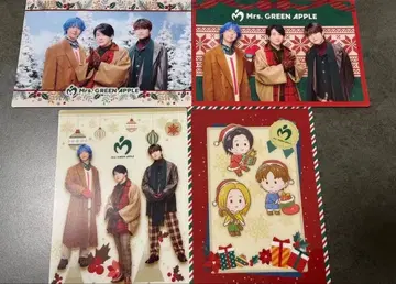 미세스 GREEN APPLE 로손 비주얼 시트 미세스 전 4종 세트