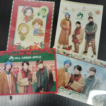미세스 그린애플 크리스마스 엽서 4장 세트