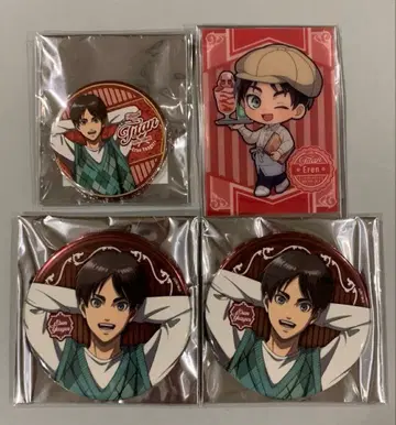 진격의 거인 엘렌 메탈 캔뱃지 선샤인 프린스 호텔 특전