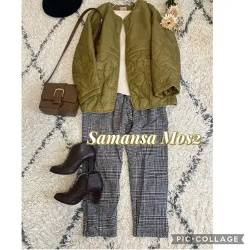 전부 사만사 모스모스 퀼팅 코트 코디 3종 세트