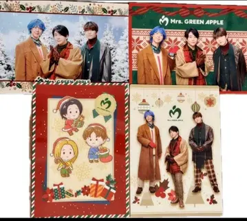 Mrs. GREEN APPLE 오리지널 비주얼 시트 미세스 4종 세트