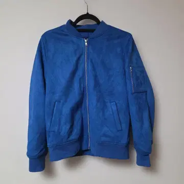 어반 리서치 페이크 스웨이드 봄버 자켓 블루 파랑 38 사이즈 M