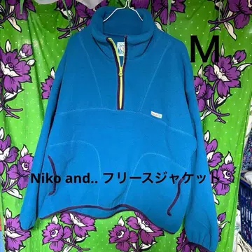 Niko and.. 플리스 트레이닝복 풀오버 하프 지퍼 M