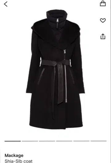 Mackage 맥케이지 블랙 Shia-Slb coat
